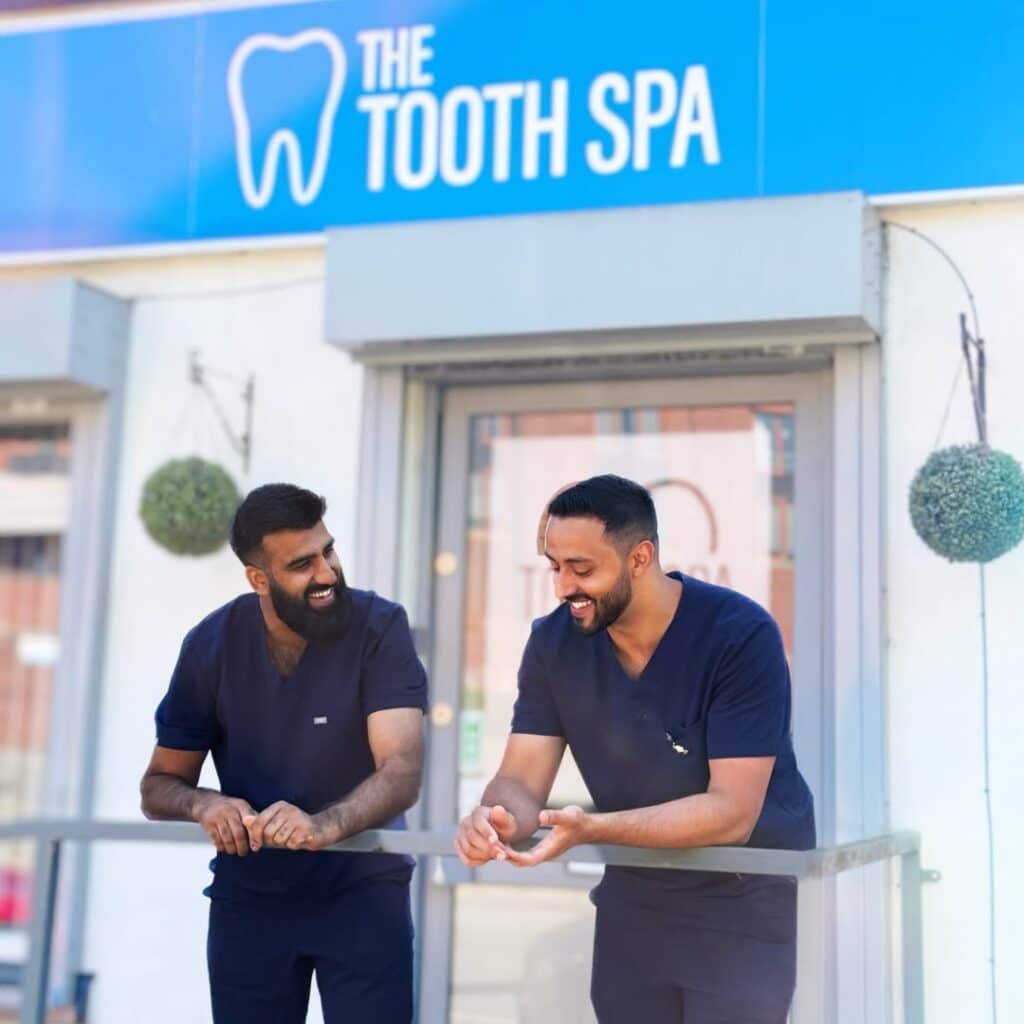 The Tooth Spa team outside our emergency dentist practice on Potternewton Lane, Leeds
